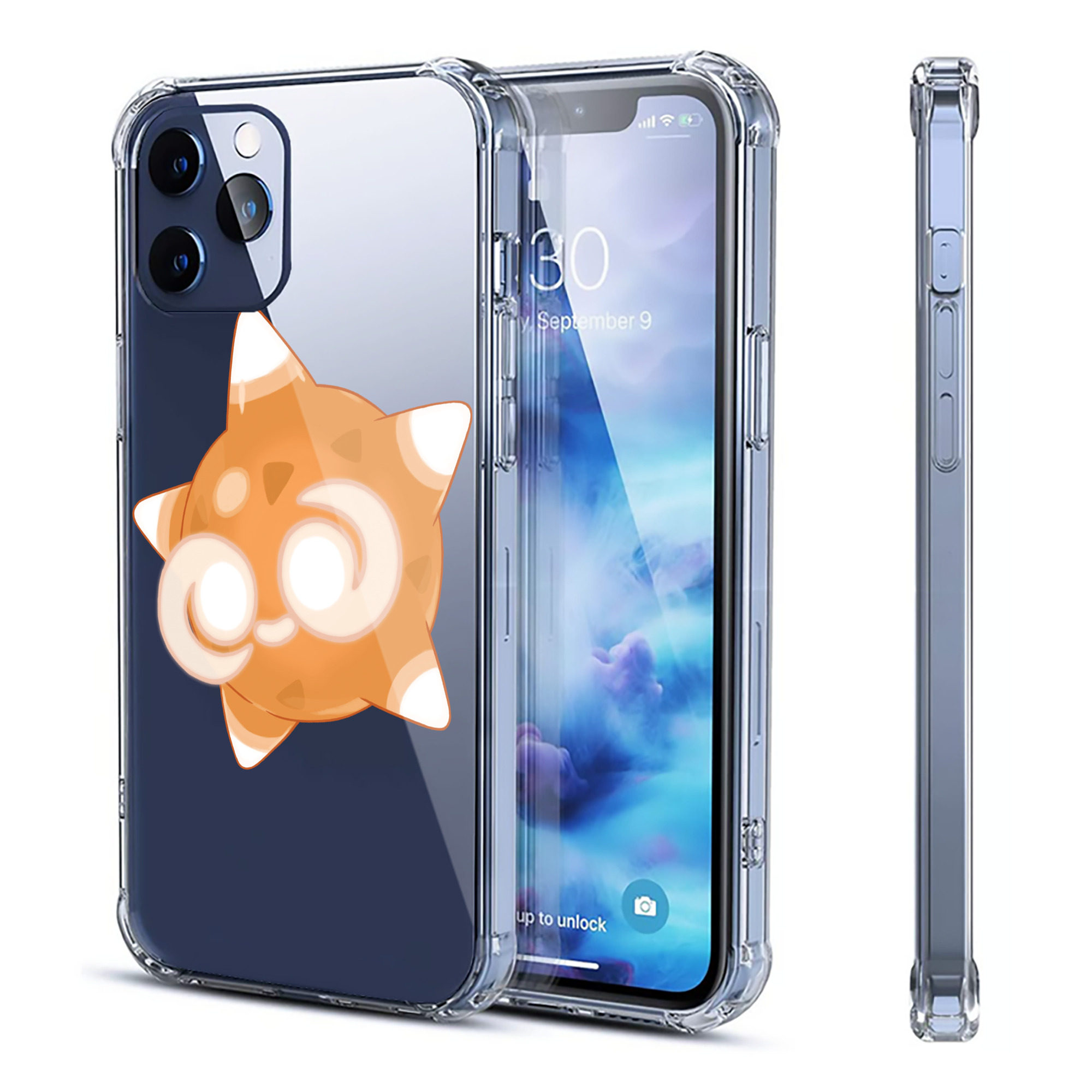 （画像用） ポケットモンスター Pokémon 【iPhone 12シリーズ対応】透明スマホケース（クリアソフトケース）